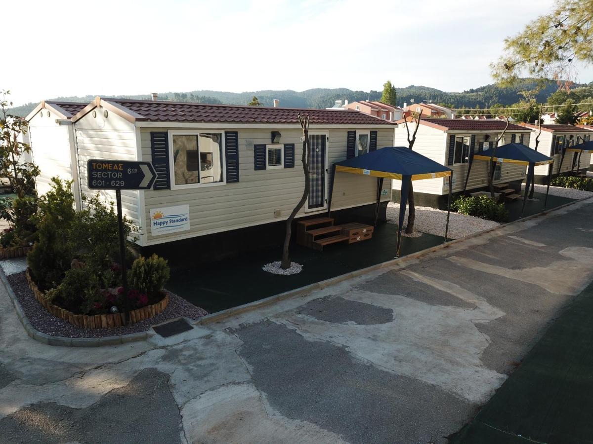 Happy Camp Mobile Homes In Castello Camping & Summer Resort Neos Marmaras Dış mekan fotoğraf